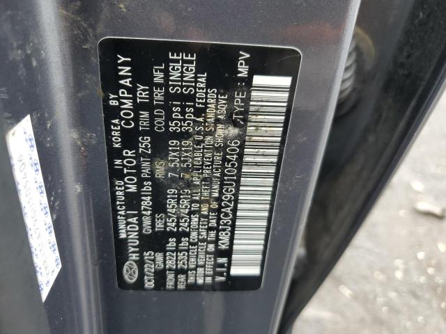 Photo 10 from auction – 2016 HYUNDAI TUCSON LIM with VIN KM8J3CA29GU105406