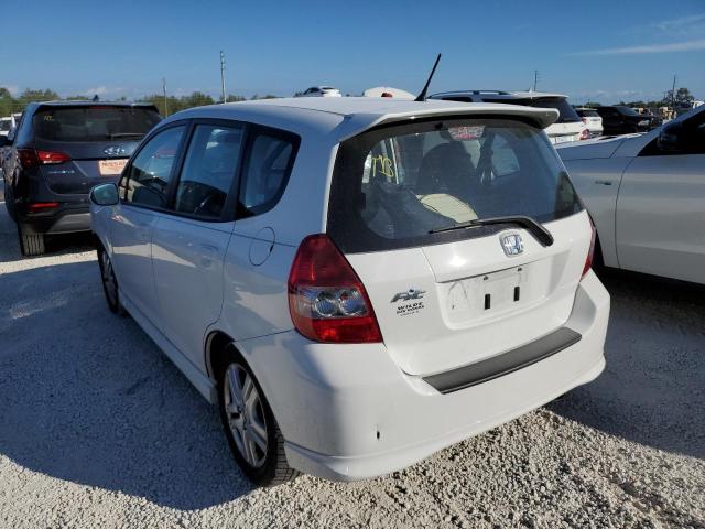 Photo 3 from auction – 2007 HONDA FIT S with VIN JHMGD38697S034562