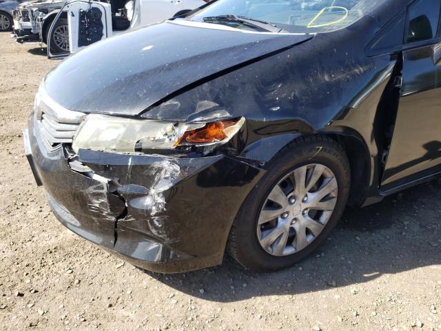 Photo 9 from auction – 2012 HONDA CIVIC LX with VIN 19XFB2F5XCE381354