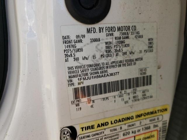 Photo 10 from auction – 2010 FORD EXPEDITION with VIN 1FMJU1H56AEA38377