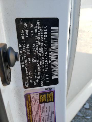 Photo 10 from auction – 2013 KIA OPTIMA SX with VIN 5XXGR4A63DG170680