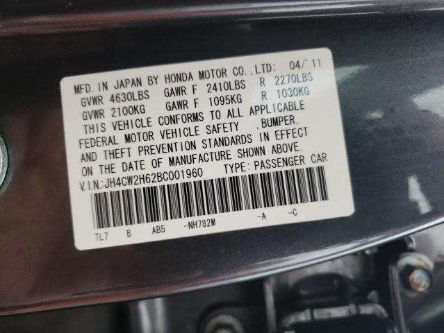 Photo 10 from auction – 2011 ACURA TSX with VIN JH4CW2H62BC001960