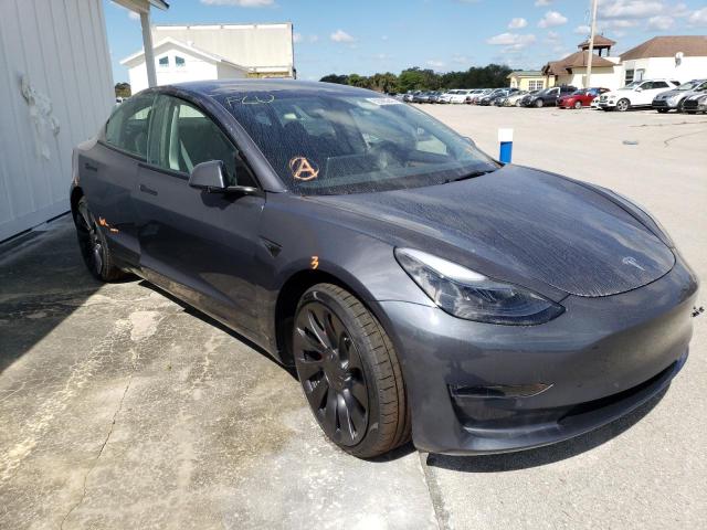 TESLA MODEL 3 2022 with VIN 5YJ3E1EC3NF316119 - Photo from auction