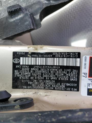 Zdjęcie 10 z aukcji – 2012 TOYOTA CAMRY BASE z VIN 4T4BF1FK4CR175047