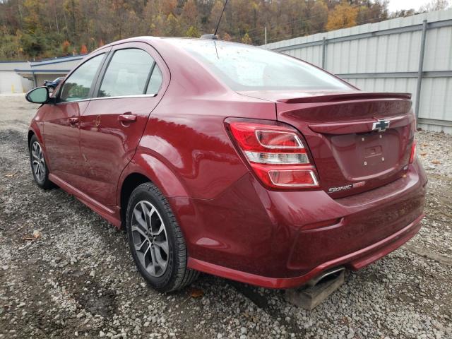 Photo 3 from auction – 2018 CHEVROLET SONIC LT with VIN 1G1JD5SB7J4126945