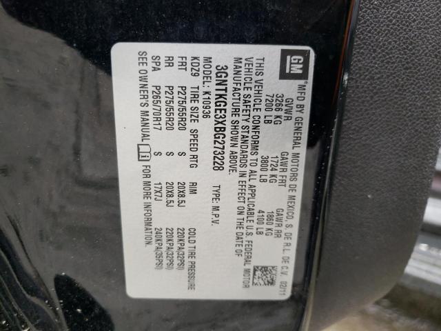 Photo 10 from auction – 2011 CHEVROLET AVALANCHE with VIN 3GNTKGE3XBG273228