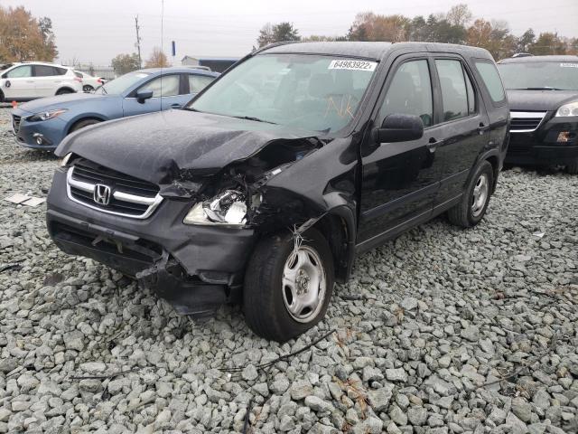 Photo 2 from auction – 2004 HONDA CR-V LX with VIN SHSRD68434U203633