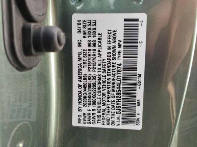 صورة رقم 10 من المزاد - 2004 HONDA ELEMENT EX مع VIN 5J6YH28544L017874