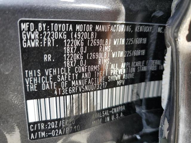 Photo 10 from auction – 2022 TOYOTA RAV4 XSE with VIN 4T3E6RFV5NU073217