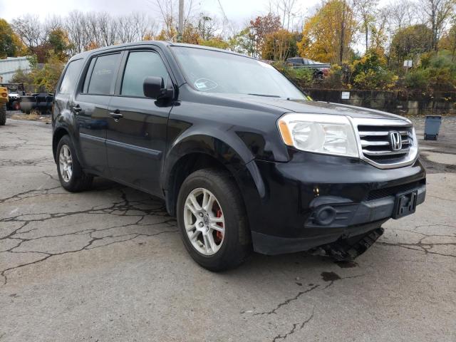 HONDA PILOT LX 2014 with VIN 5FNYF4H23EB034733 - Photo from auction