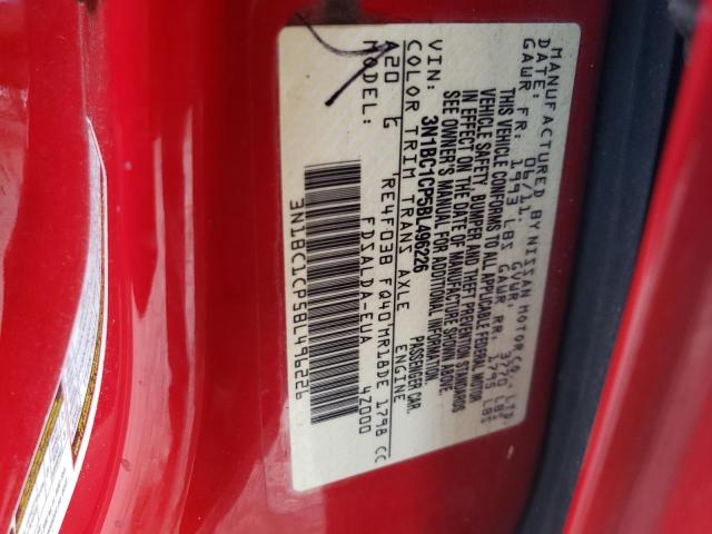 Photo 10 from auction – 2011 NISSAN VERSA S with VIN 3N1BC1CP5BL496226
