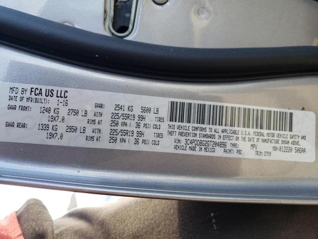 Photo 10 from auction – 2016 DODGE JOURNEY SX with VIN 3C4PDDBG2GT204896