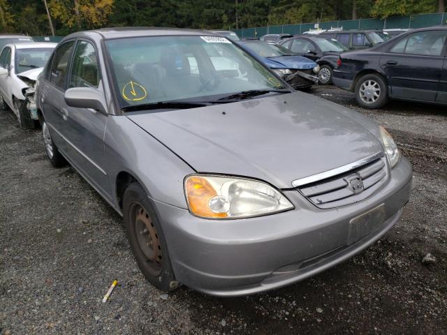 HONDA CIVIC EX 2002 with VIN 2HGES26792H558378 - Photo from auction