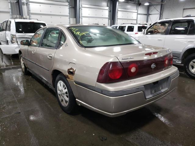 Photo 3 from auction – 2002 CHEVROLET IMPALA with VIN 2G1WF55E729359079