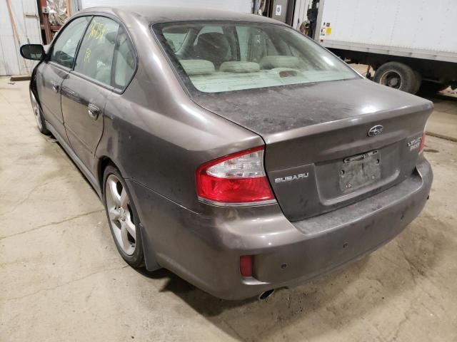 Photo 3 from auction – 2009 SUBARU LEGACY 2.5 with VIN 4S3BL626997230354