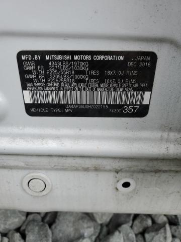 Photo 10 from auction – 2017 MITSUBISHI OUTLANDER with VIN JA4AP3AUXHZ022155