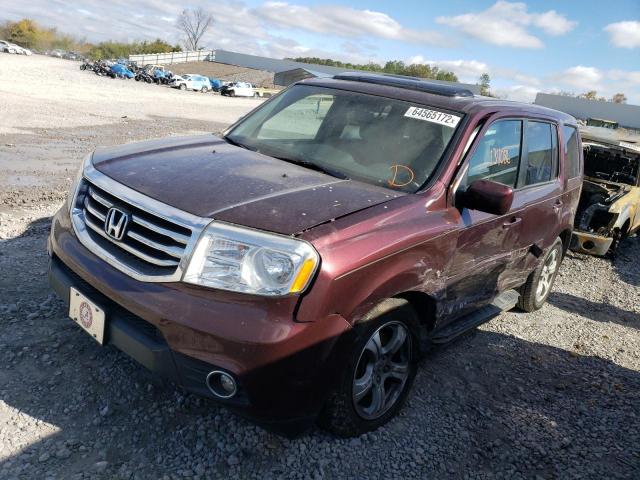 Photo 2 from auction – 2014 HONDA PILOT EXL with VIN 5FNYF4H54EB055004