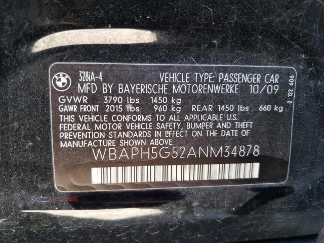 Photo 10 from auction – 2010 BMW 328 I SULE with VIN WBAPH5G52ANM34878