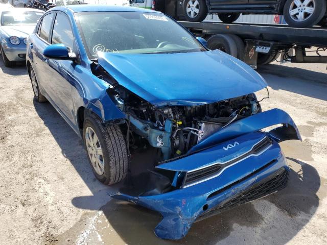 KIA RIO LX 2022 with VIN 3KPA24AD2NE438427 - Photo from auction
