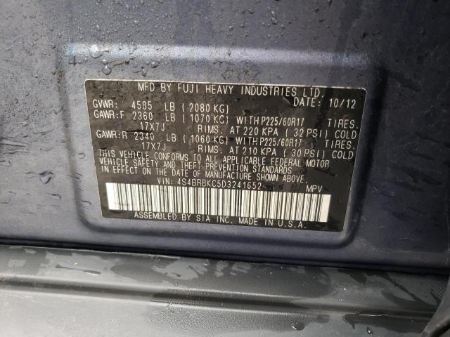 Photo 10 from auction – 2013 SUBARU OUTBACK 2. with VIN 4S4BRBKC5D3241652