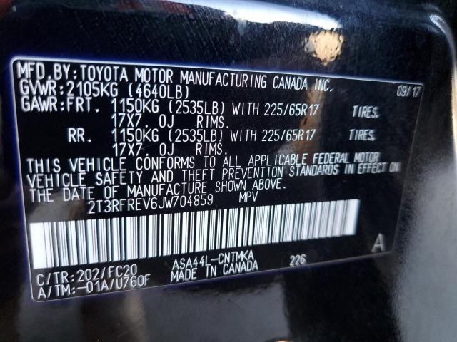 Photo 10 from auction – 2018 TOYOTA RAV4 ADVEN with VIN 2T3RFREV6JW704859