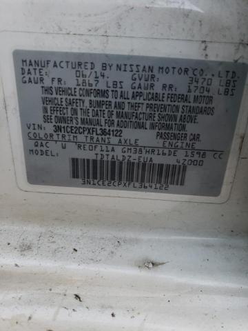 Photo 10 from auction – 2015 NISSAN VERSA NOTE with VIN 3N1CE2CPXFL364122