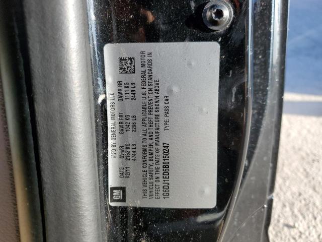 Photo 10 from auction – 2011 CADILLAC CTS PERFOR with VIN 1G6DJ1ED6B0150247