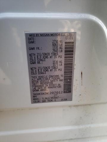 Photo 10 from auction – 2022 NISSAN PATHFINDER with VIN 5N1DR3DK2NC207012