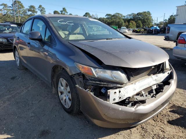 HONDA CIVIC LX 2012 with VIN 2HGFB2F57CH587706 - Photo from auction