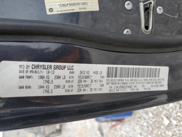 Photo 10 from auction – 2014 JEEP PATRIOT SP with VIN 1C4NJPBA8ED674883