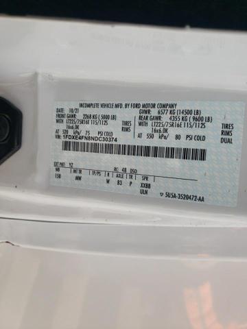 Photo 10 from auction – 2022 THMC MOTORHOME with VIN 1FDXE4FN8NDC30374