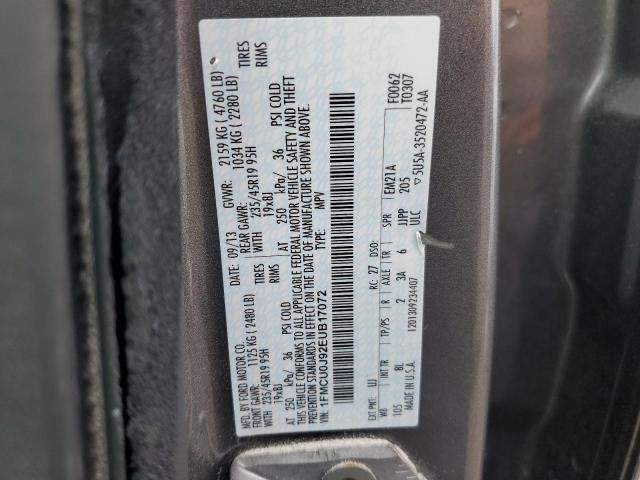 Photo 10 from auction – 2014 FORD ESCAPE TIT with VIN 1FMCU0J92EUB17072