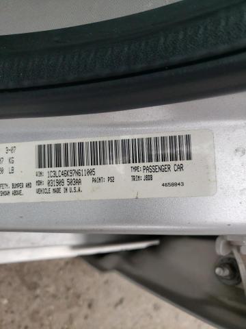 Photo 10 from auction – 2007 CHRYSLER SEBRING with VIN 1C3LC46K97N611005