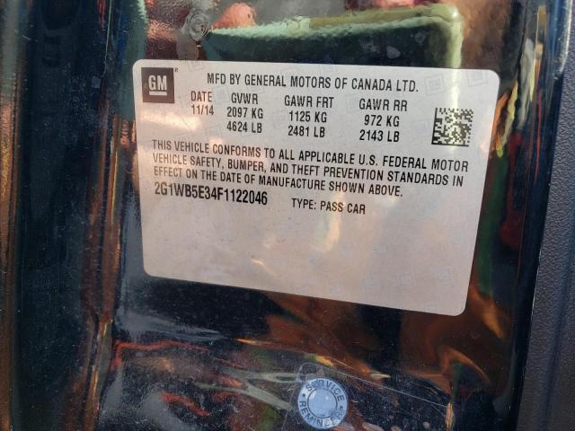 Photo 10 from auction – 2015 CHEVROLET IMPALA LIM with VIN 2G1WB5E34F1122046