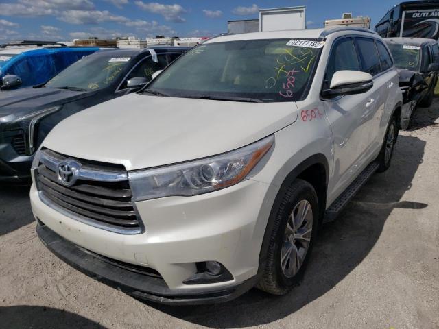 Photo 2 from auction – 2015 TOYOTA HIGHLANDER with VIN 5TDJKRFH2FS206507