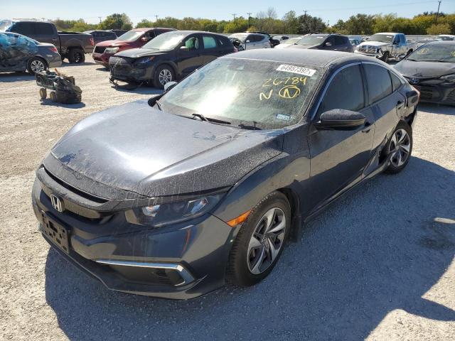 Photo 2 from auction – 2019 HONDA CIVIC LX with VIN 19XFC2F60KE013477