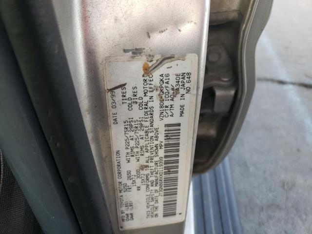 Photo 10 from auction – 1999 TOYOTA 4RUNNER SR with VIN JT3GN86RXX0119399