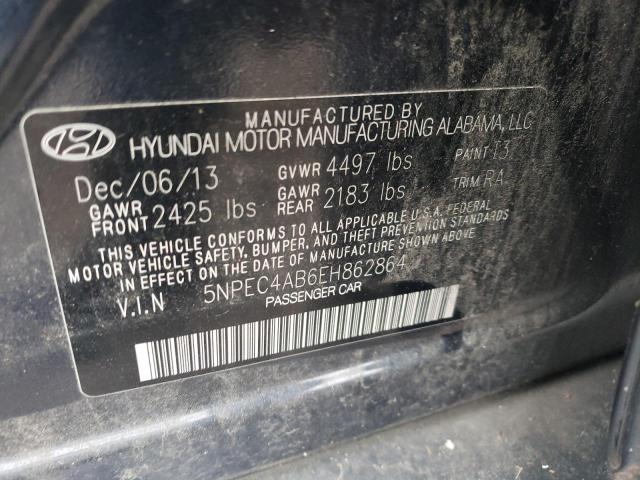 Photo 10 from auction – 2014 HYUNDAI SONATA SE with VIN 5NPEC4AB6EH862864