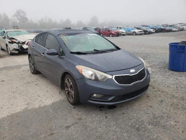 KIA FORTE EX 2014 with VIN KNAFZ4A88E5064953 - Photo from auction