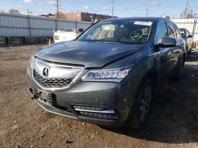 Photo 2 from auction – 2014 ACURA MDX TECHNO with VIN 5FRYD4H4XEB035867
