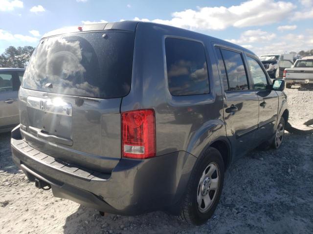 Photo 4 from auction – 2012 HONDA PILOT LX with VIN 5FNYF3H23CB019916