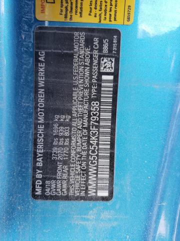 Photo 10 from auction – 2019 MINI COOPER with VIN WMWWG5C54K3F79358