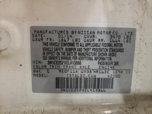 Photo 10 from auction – 2014 NISSAN VERSA NOTE with VIN 3N1CE2CPXEL413866