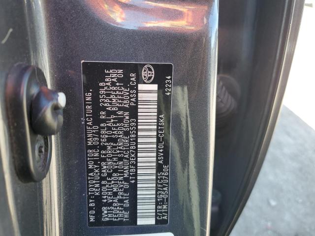 Photo 10 from auction – 2011 TOYOTA CAMRY BASE with VIN 4T1BF3EK7BU185593