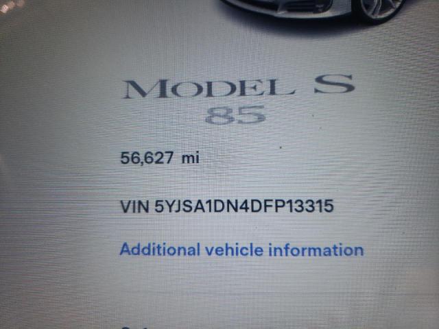 Photo 8 from auction – 2013 TESLA MODEL S with VIN 5YJSA1DN4DFP13315