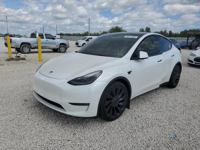 Photo 2 from auction – 2021 TESLA MODEL Y with VIN 5YJYGDEF8MF269308