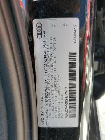 Photo 10 from auction – 2016 AUDI A6 PREMIUM with VIN WAUCFAFC8GN059259