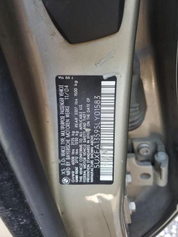 Фото 10 с аукциона – 2005 BMW X5 3.0I с VIN 5UXFA13595LY01583