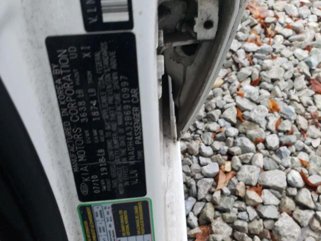 Photo 10 from auction – 2011 KIA RIO BASE with VIN KNADH4A32B6910997