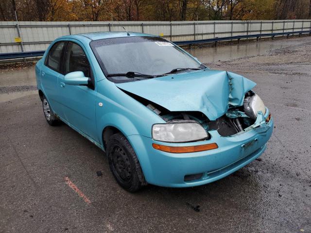CHEVROLET AVEO BASE 2006 with VIN KL1TD56626B555532 - Photo from auction